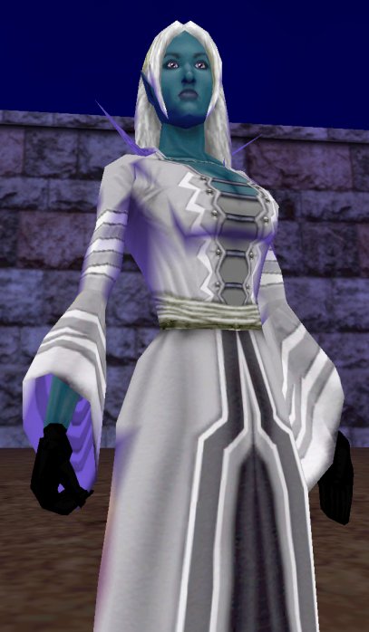 Nulu in her wedding gown